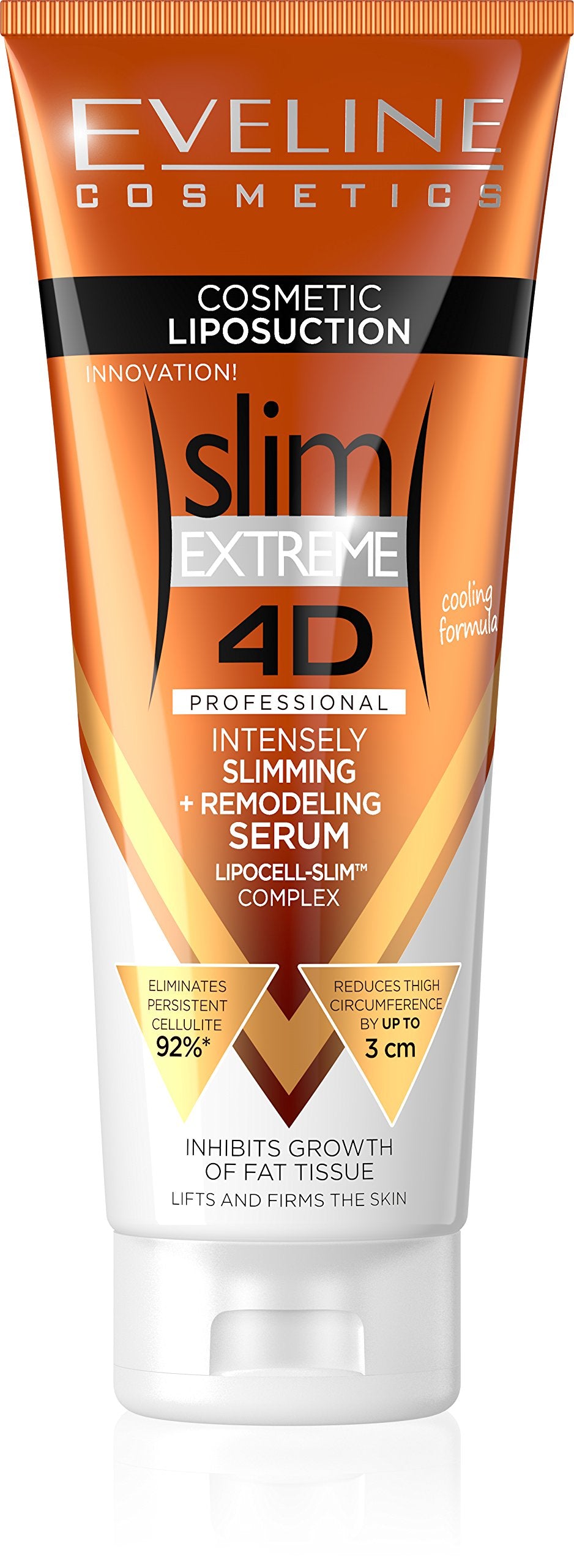 Eveline Slim Extreme 4D Liposuction Serum bottle front for at-home firming