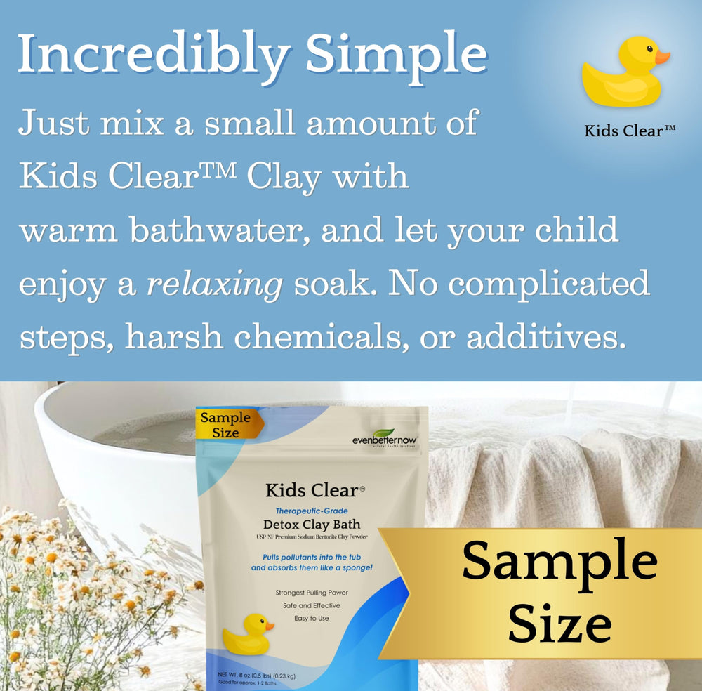 Evenbetternow Kids Clear Detox se drena seguro tras la disolución completa.