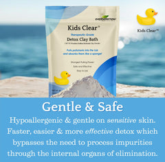 Evenbetternow Niños Arcilla Bentonita, disolución homogénea sin grumos para baño relajante.