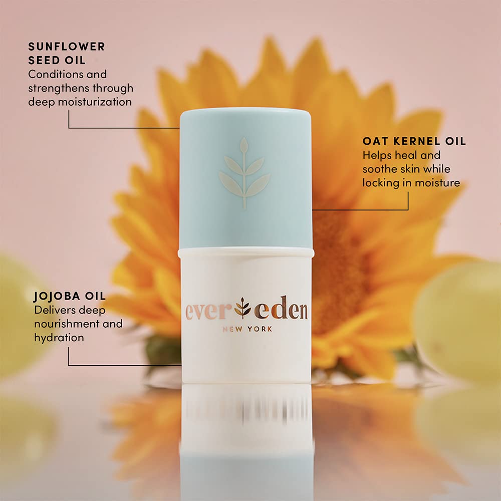 Evereden Baby Lip Balm application shot, soft glide for squirmy toddlers.