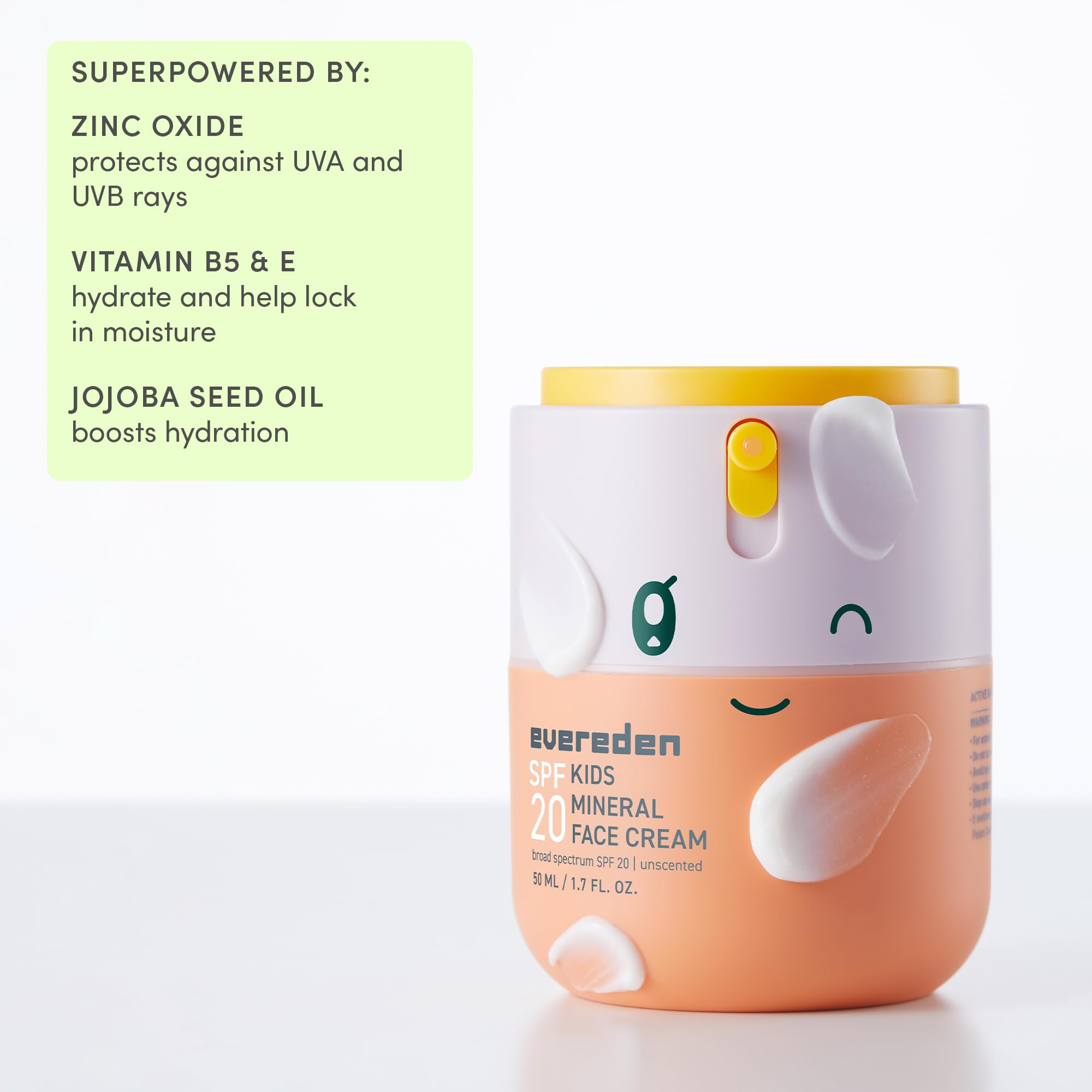 Evereden crema facial diario para toda la familia, uso cómodo.