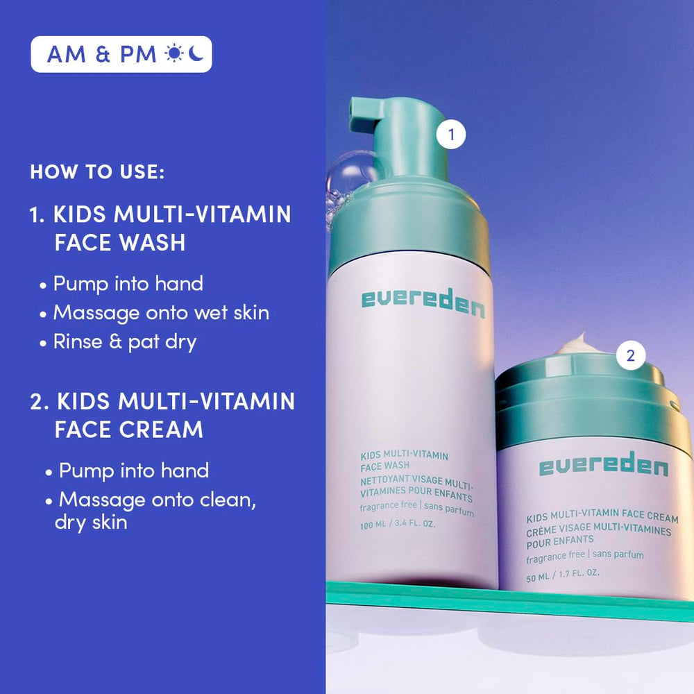 Evereden crema hidratante para niños sin fragancia, hidrata piel delicada.
