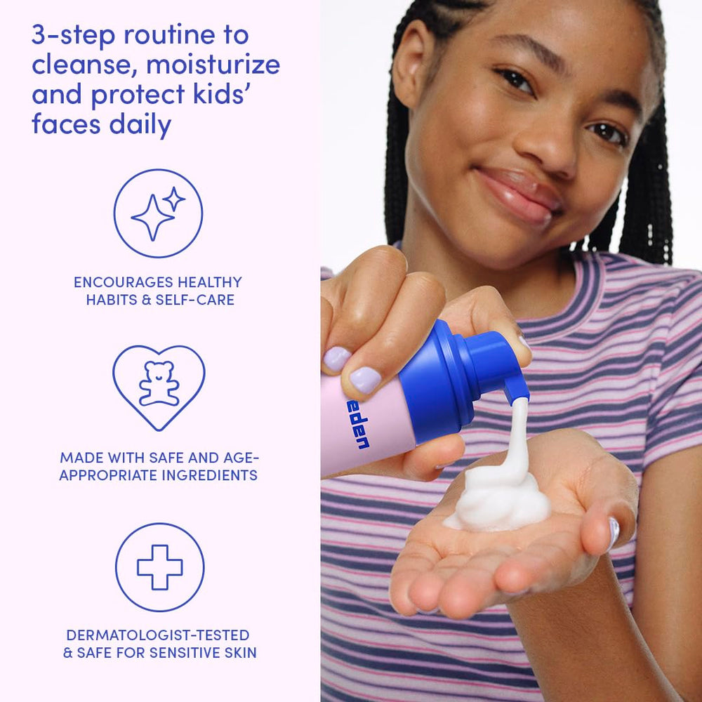 Evereden cuidado de piel sensible probado dermatológicamente para niños.