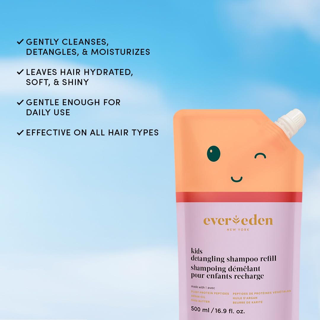 Envase del set de Evereden listo para la hora del baño