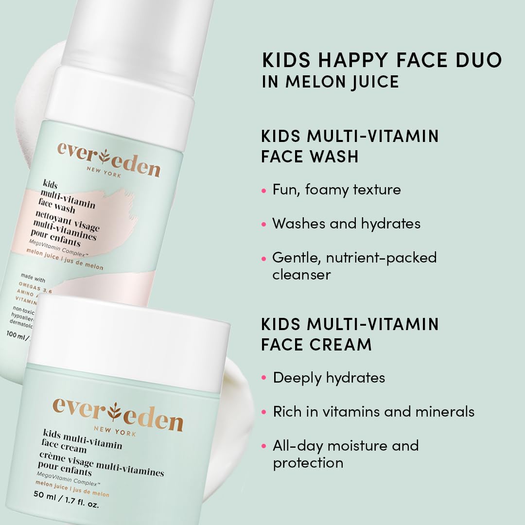Evereden Happy Kids crema facial Melón para hidratación diaria suave