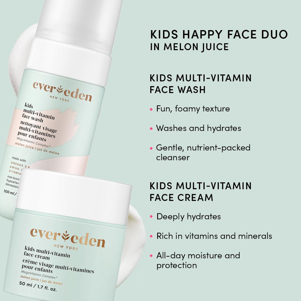Evereden Happy Kids crema facial Melón para hidratación diaria suave