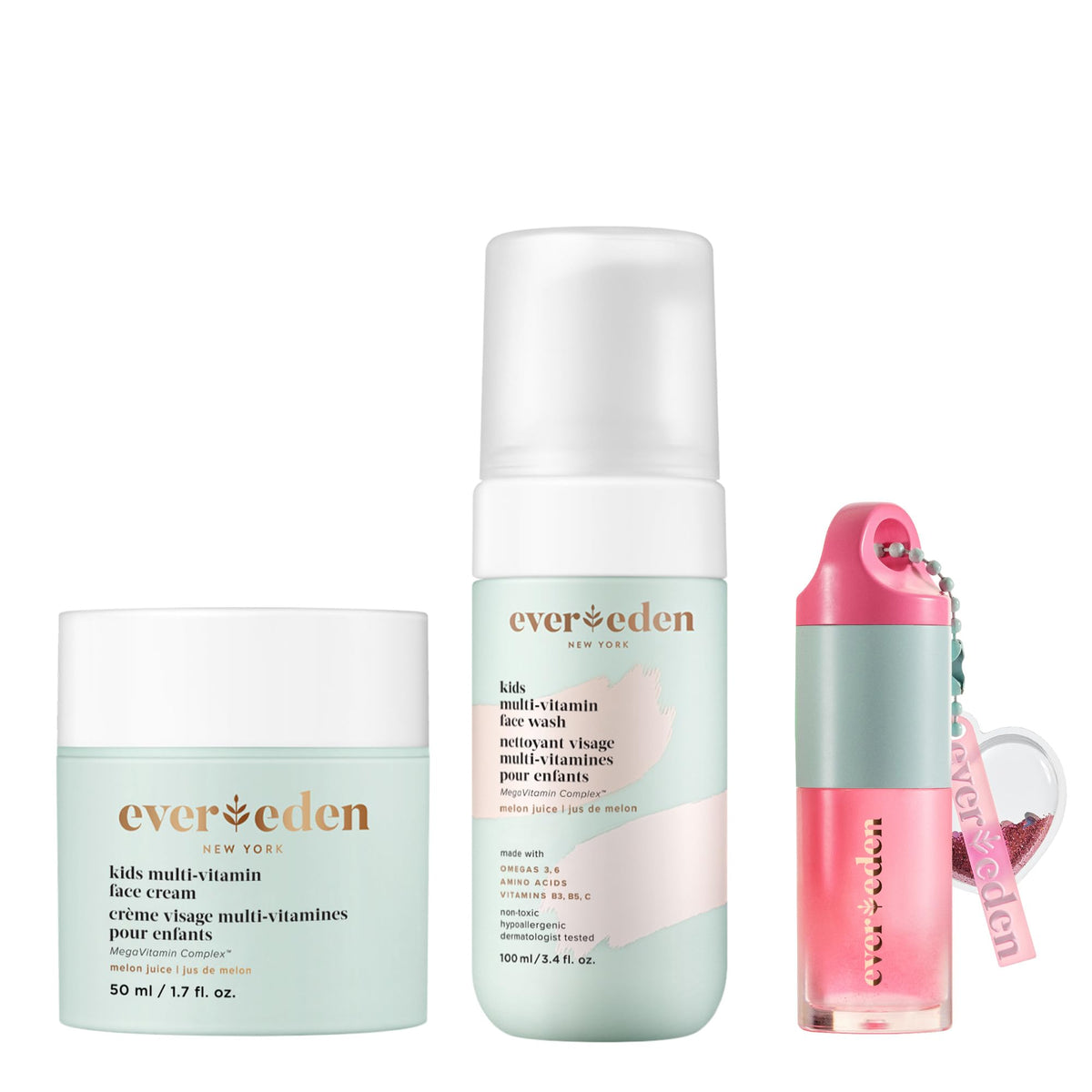 Evereden Happy Kids limpiador facial multi-vitamin Melón para piel limpia y equilibrada