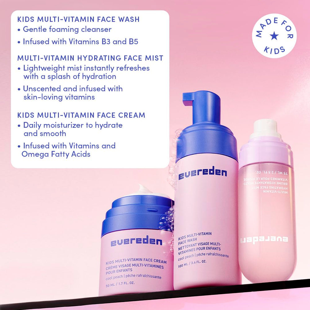 Evereden crema facial para niños, hidrata y equilibra la piel delicada