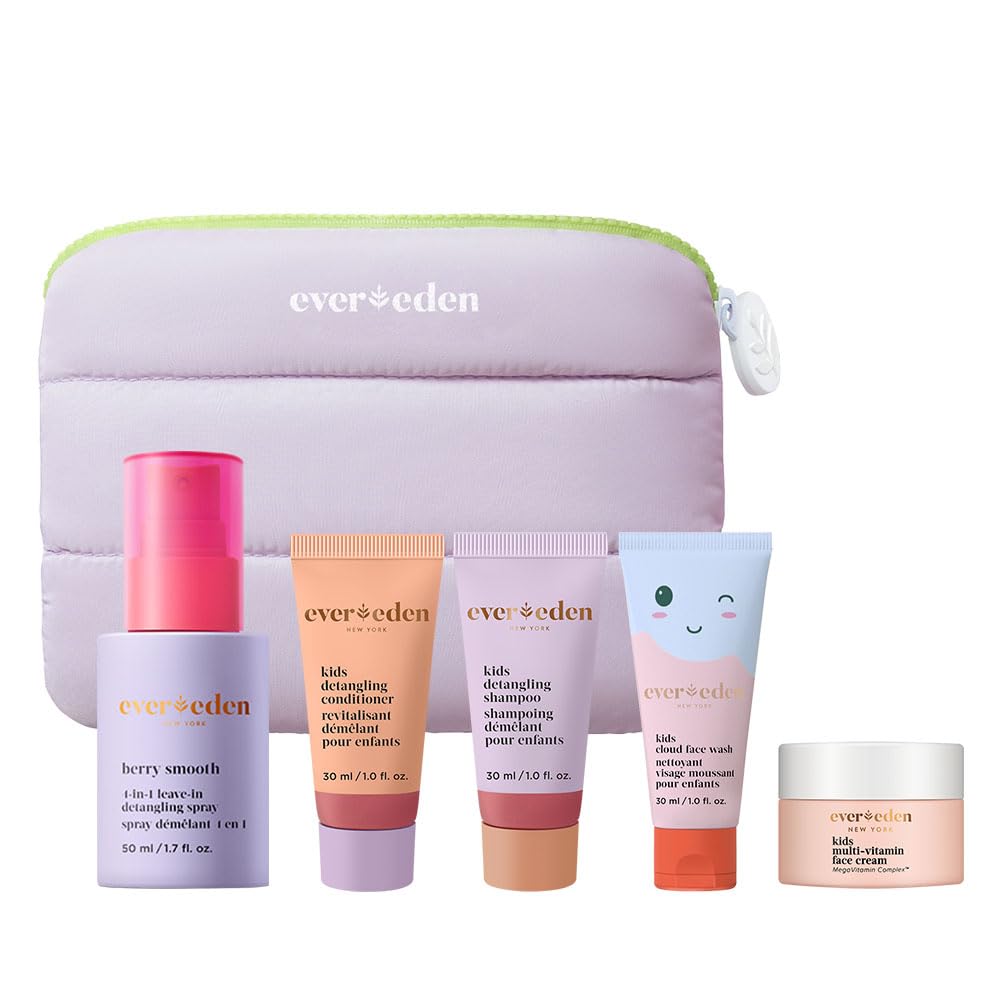 Evereden limpiador facial de viaje para niños, limpia piel sensible con delicadeza.