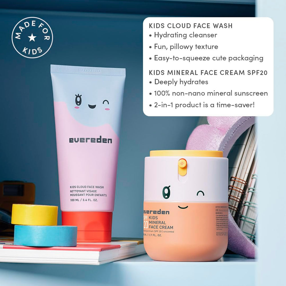 Evereden limpiador nube con aroma tropical sorbet para la rutina divertida.