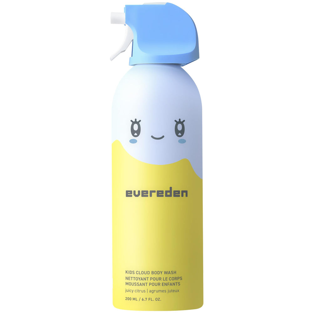 Evereden jabon espuma para niños, nubes esponjosas para el baño