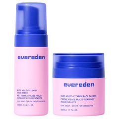 Evereden jabon facial multivitaminico para niños, limpieza suave con vitaminas.