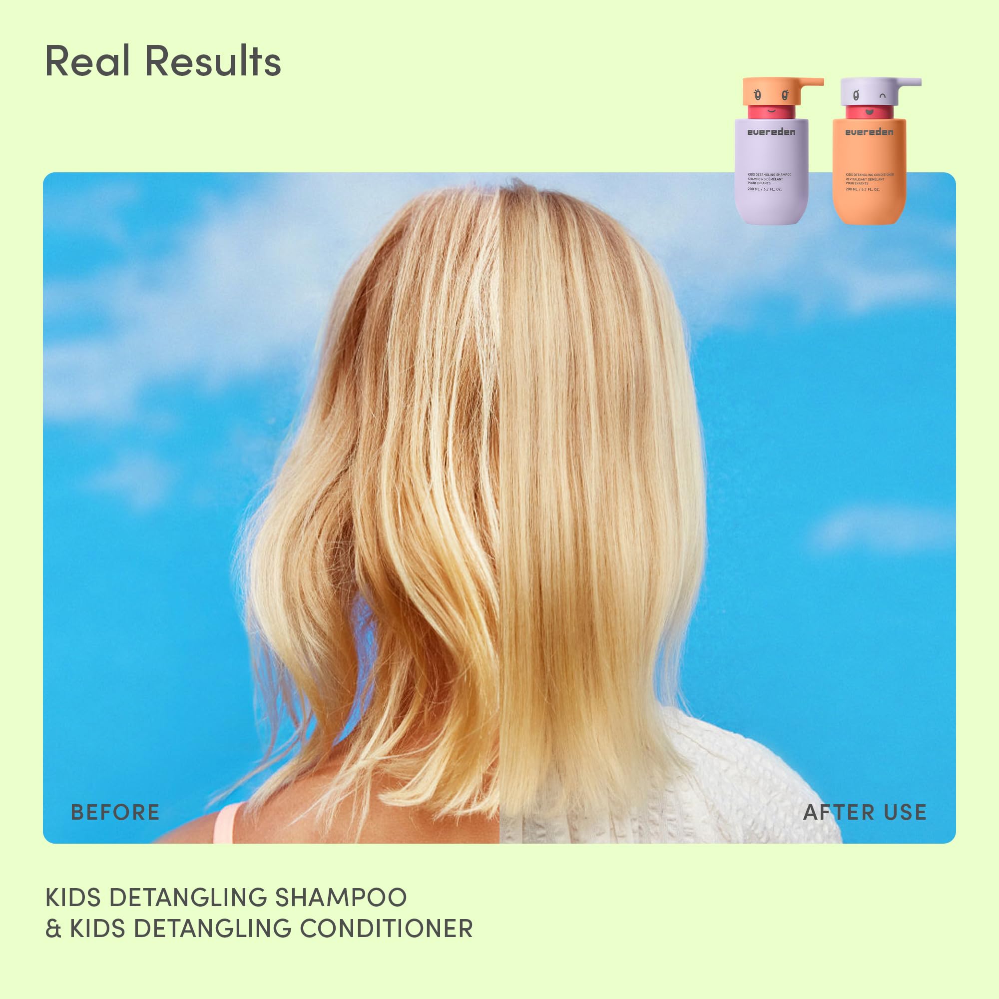 Evereden Shampooing Enfants - Parfait pour la routine familiale quotidienne.