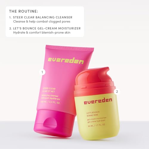 Evereden Steer Clear limpiador gel jalea, ideal para adolescentes activos