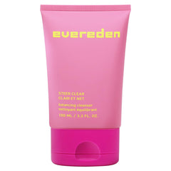 Evereden Steer Clear limpiador gel jalea, botella, limpieza suave para piel grasa