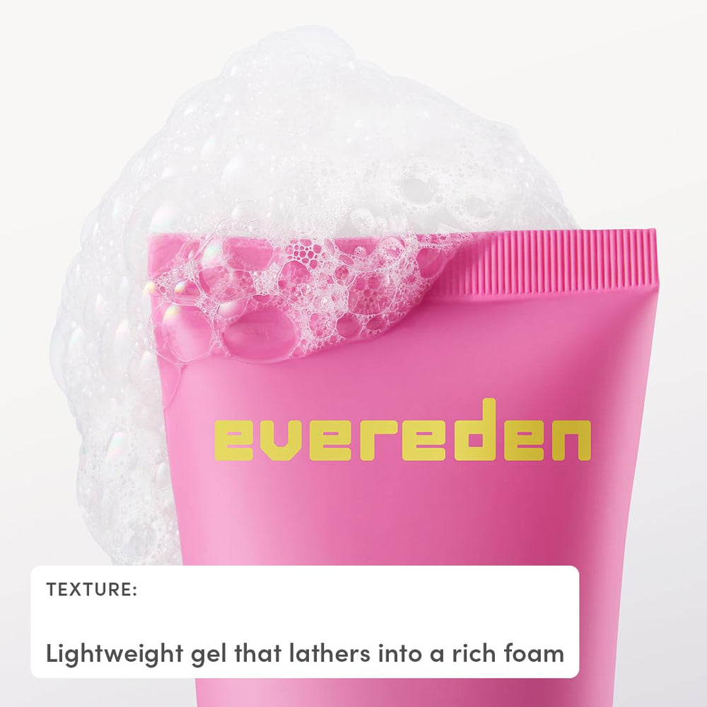 Evereden Steer Clear limpiador gel jalea, fácil integración con la rutina Preppy