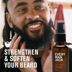 Every Man Jack Aceite para barba Nutrición con argán y karité.