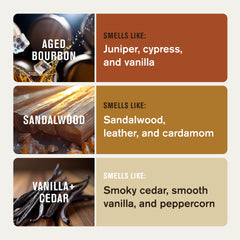 Every Man Jack aceite para barba vainilla y cedro, enfoque en aroma suave y masculino.