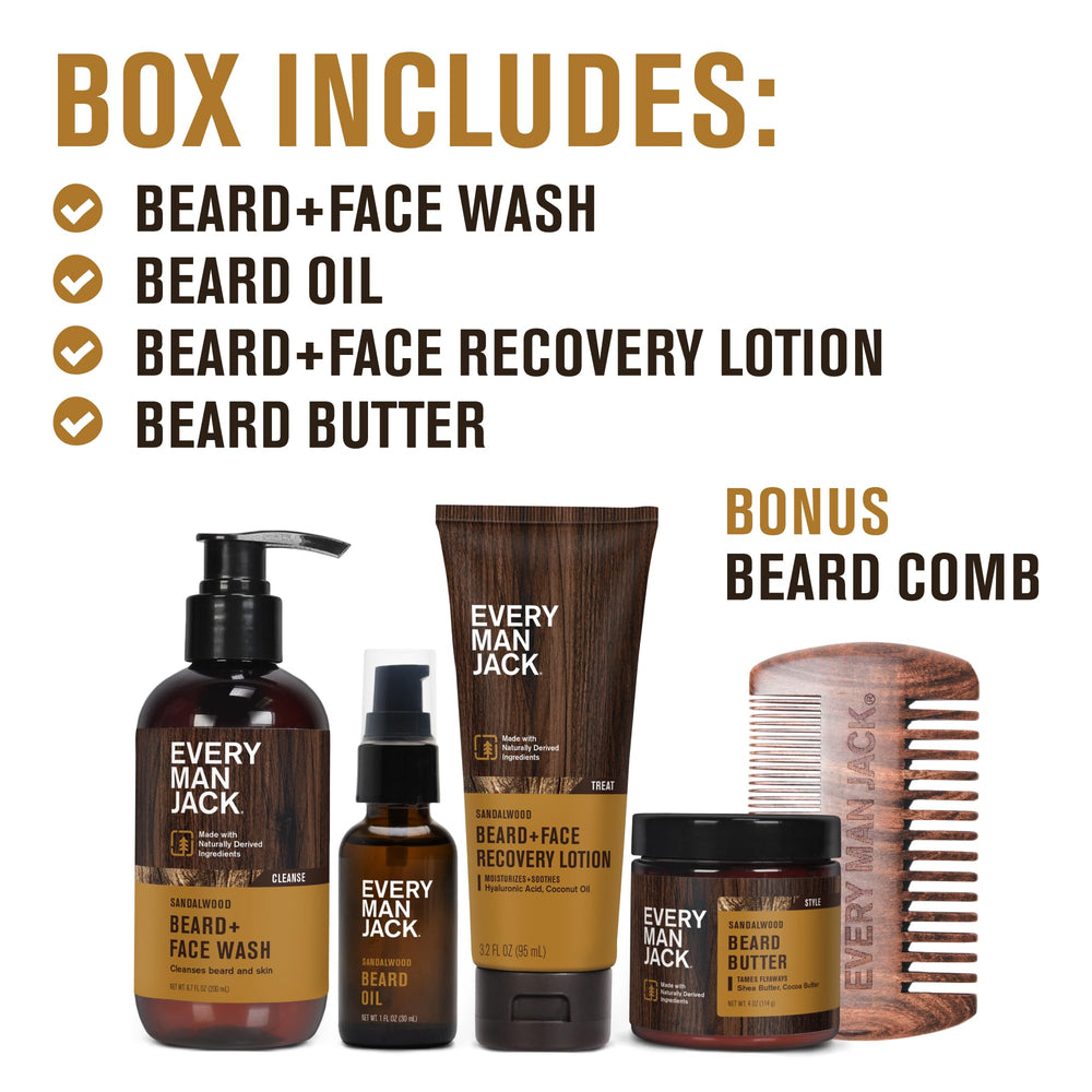 Every Man Jack aceite-barba: suaviza y acondiciona el vello facial