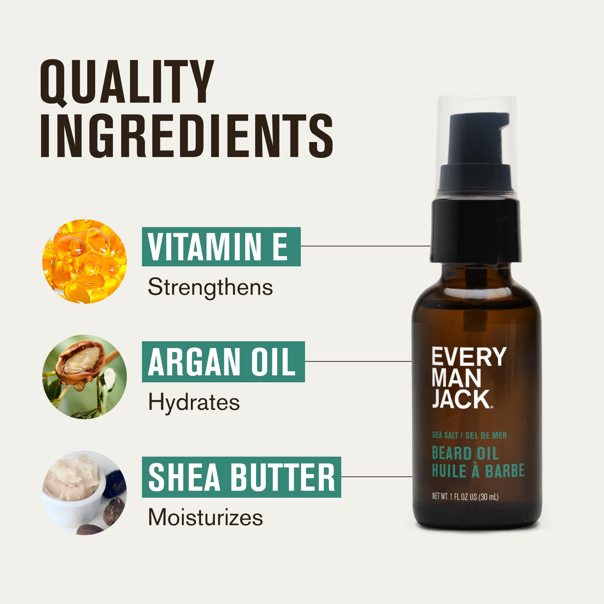 Every Man Jack Aceites vegetales veganos sin parabenos