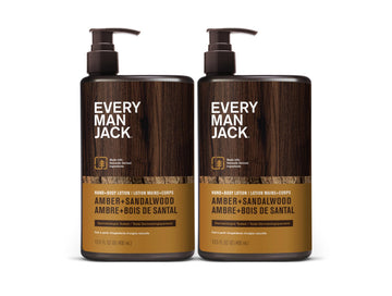 Every Man Jack Amber Sándalo, cuidado de piel ligero, no graso para todo el día.