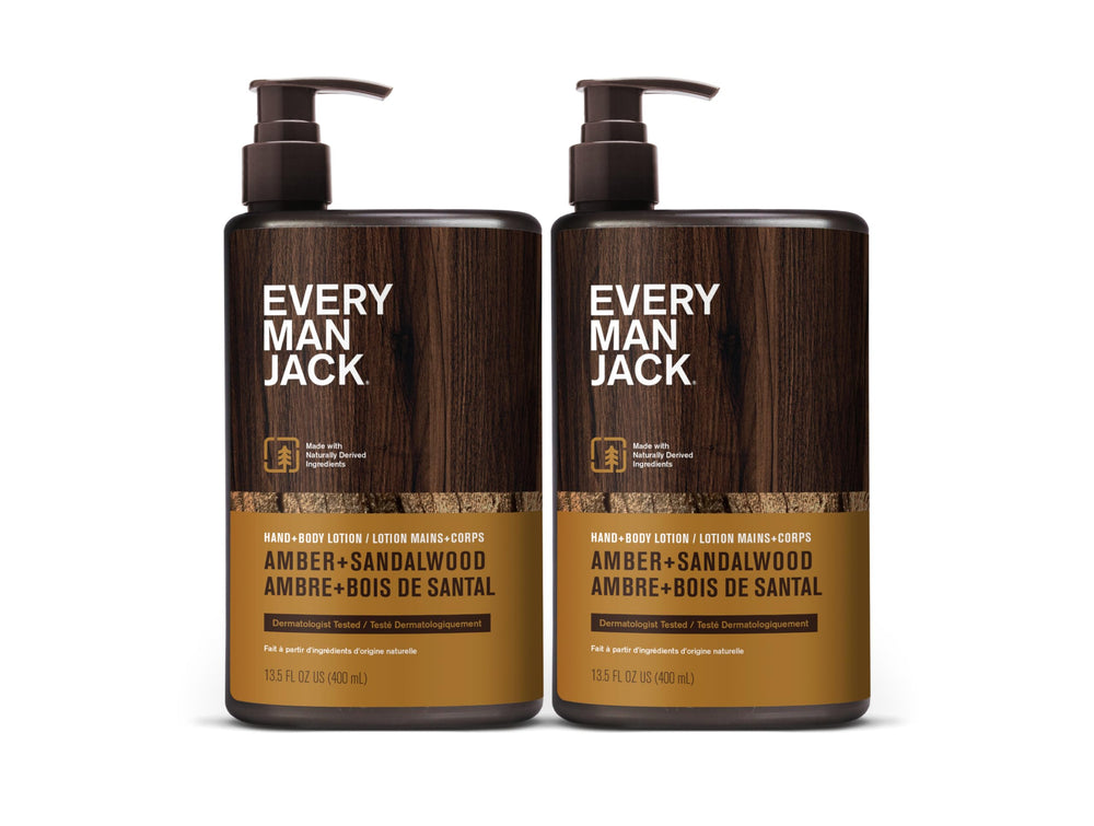 Every Man Jack Amber Sándalo, cuidado de piel ligero, no graso para todo el día.