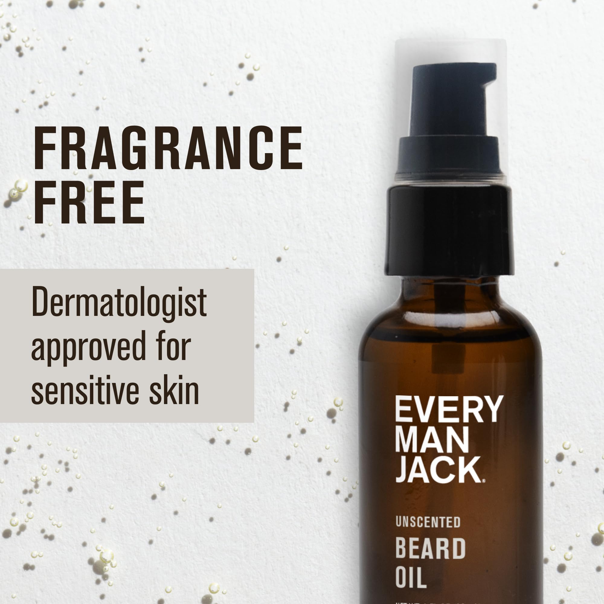Aplicación diaria suave para barba con Every Man Jack