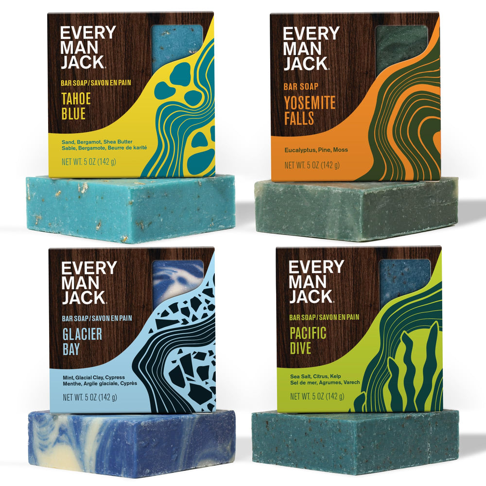 Every Man Jack Cold Plunge Glacier Bay – savon frais et hydratant.