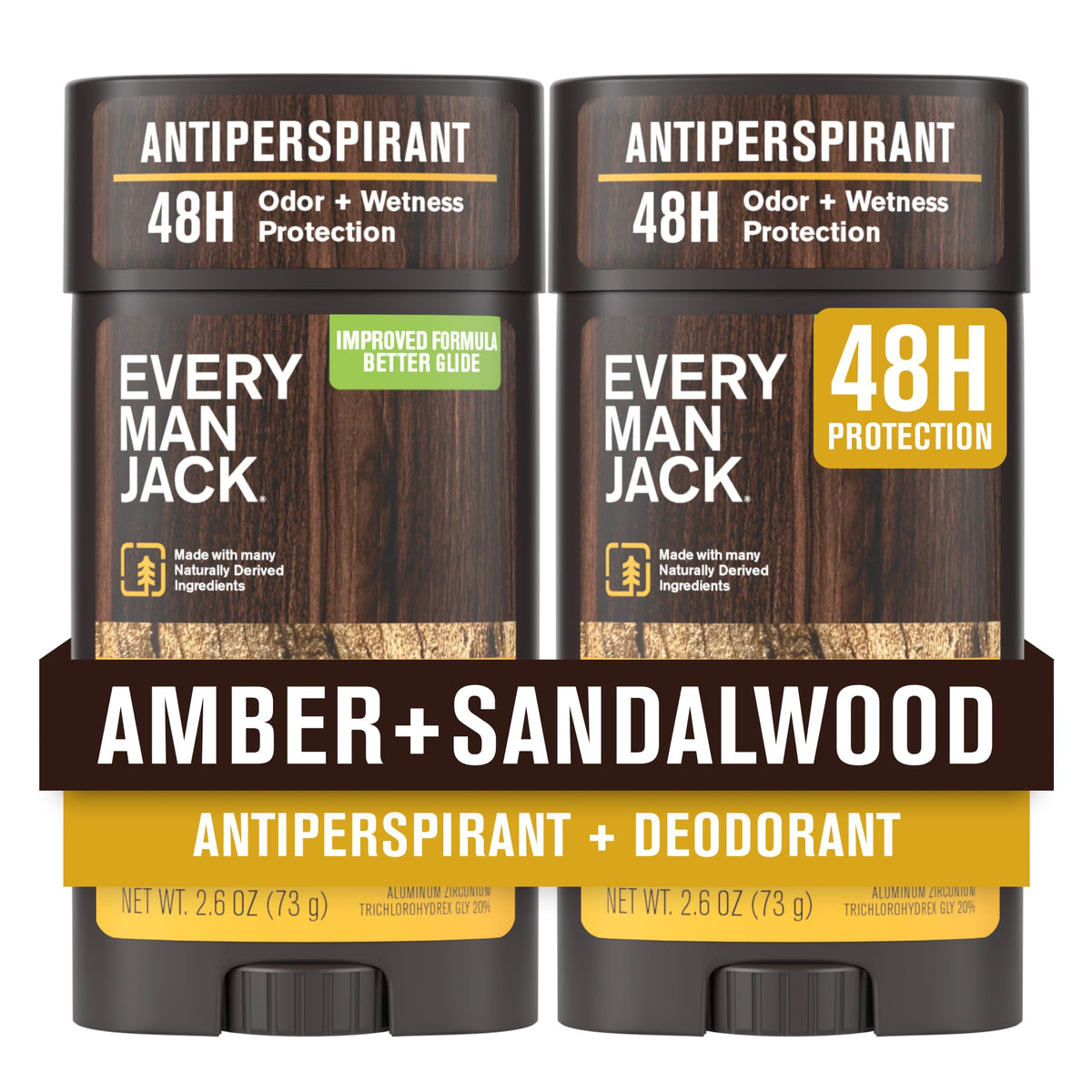 Every Man Jack Amber Sándalo en botella, lista para la rutina diaria.