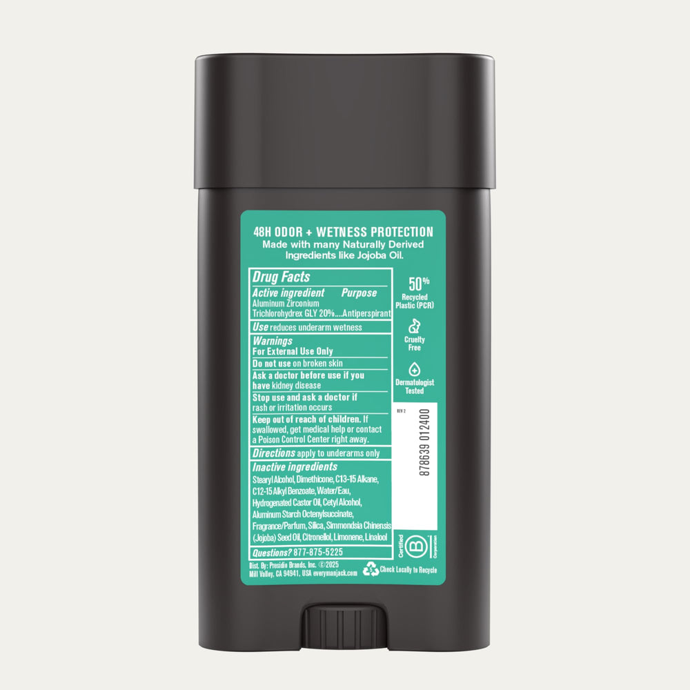 Producto hecho en Estados Unidos y certificado B Corp