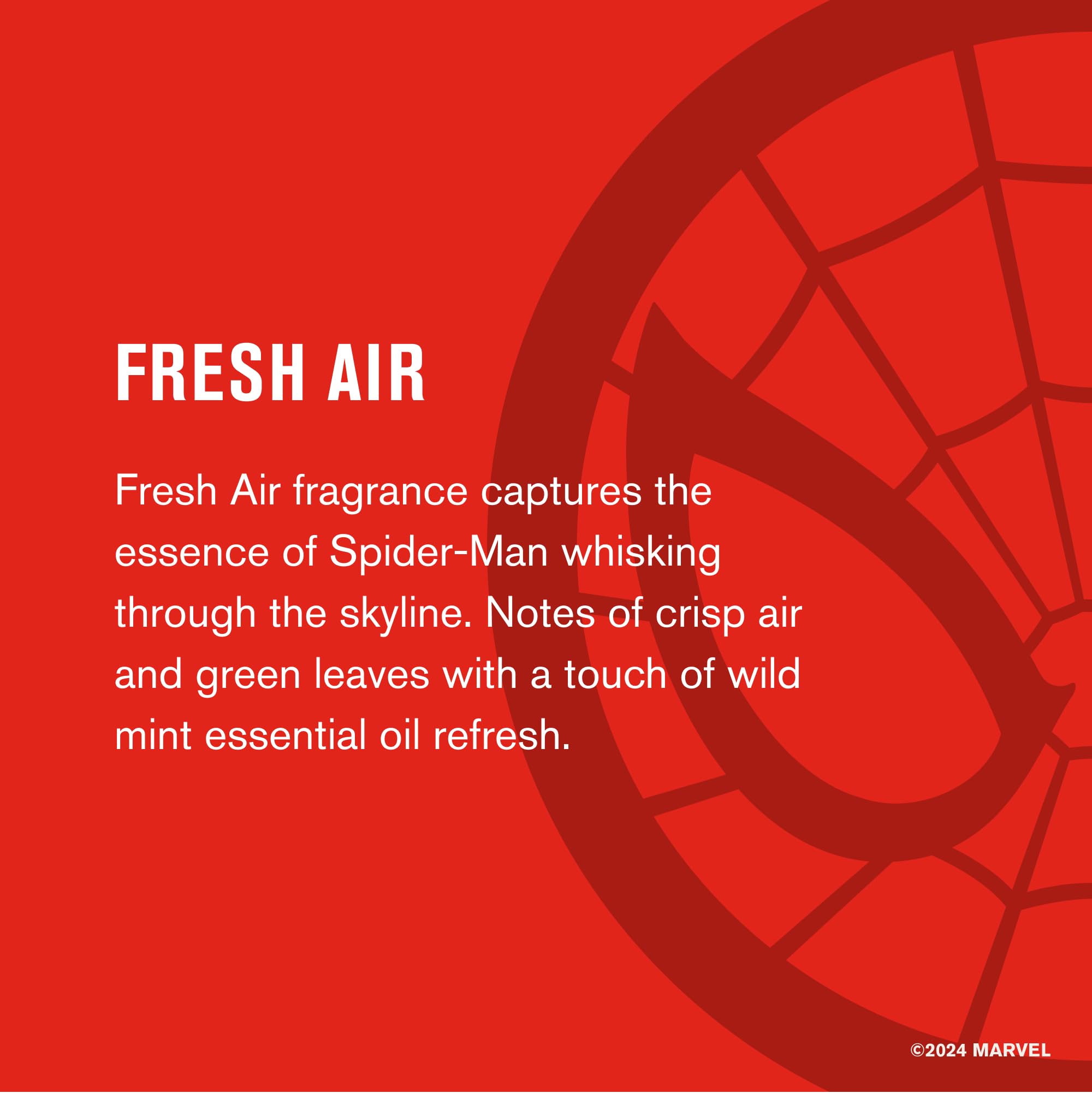 Lista de ingredientes naturales en desodorante Spider-Man