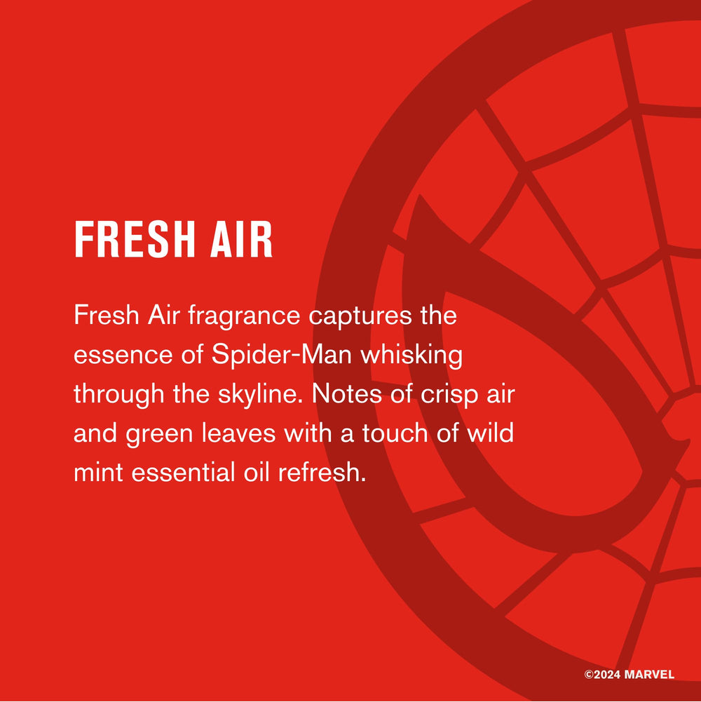 Lista de ingredientes naturales en desodorante Spider-Man