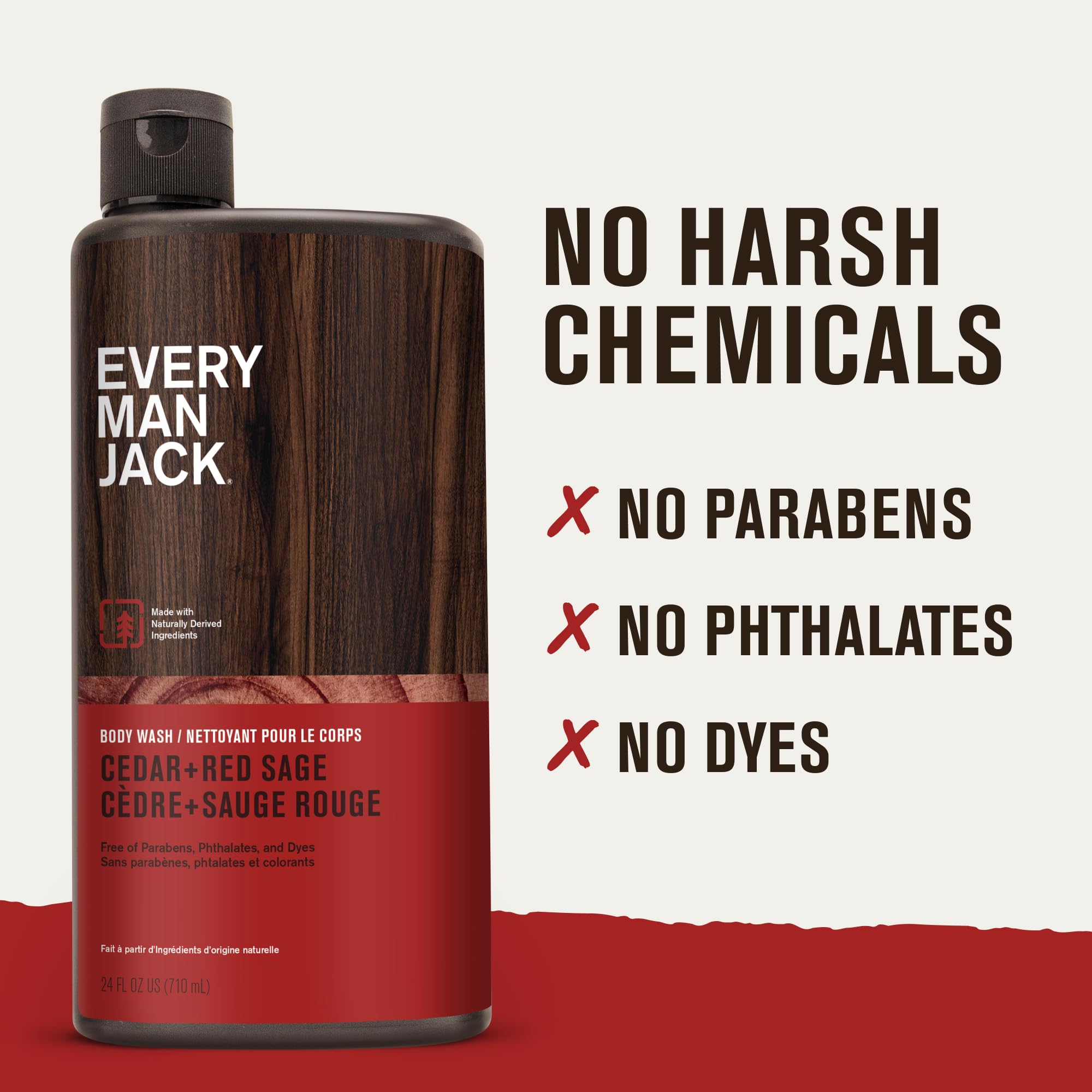 Every Man Jack ingredientes naturales coco y glicerina cuidan la piel