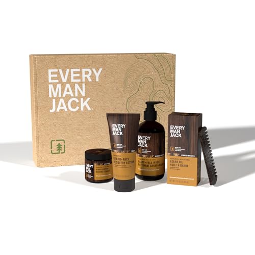 Every Man Jack kit-barba-cuidado-completo: rutina lista para usar