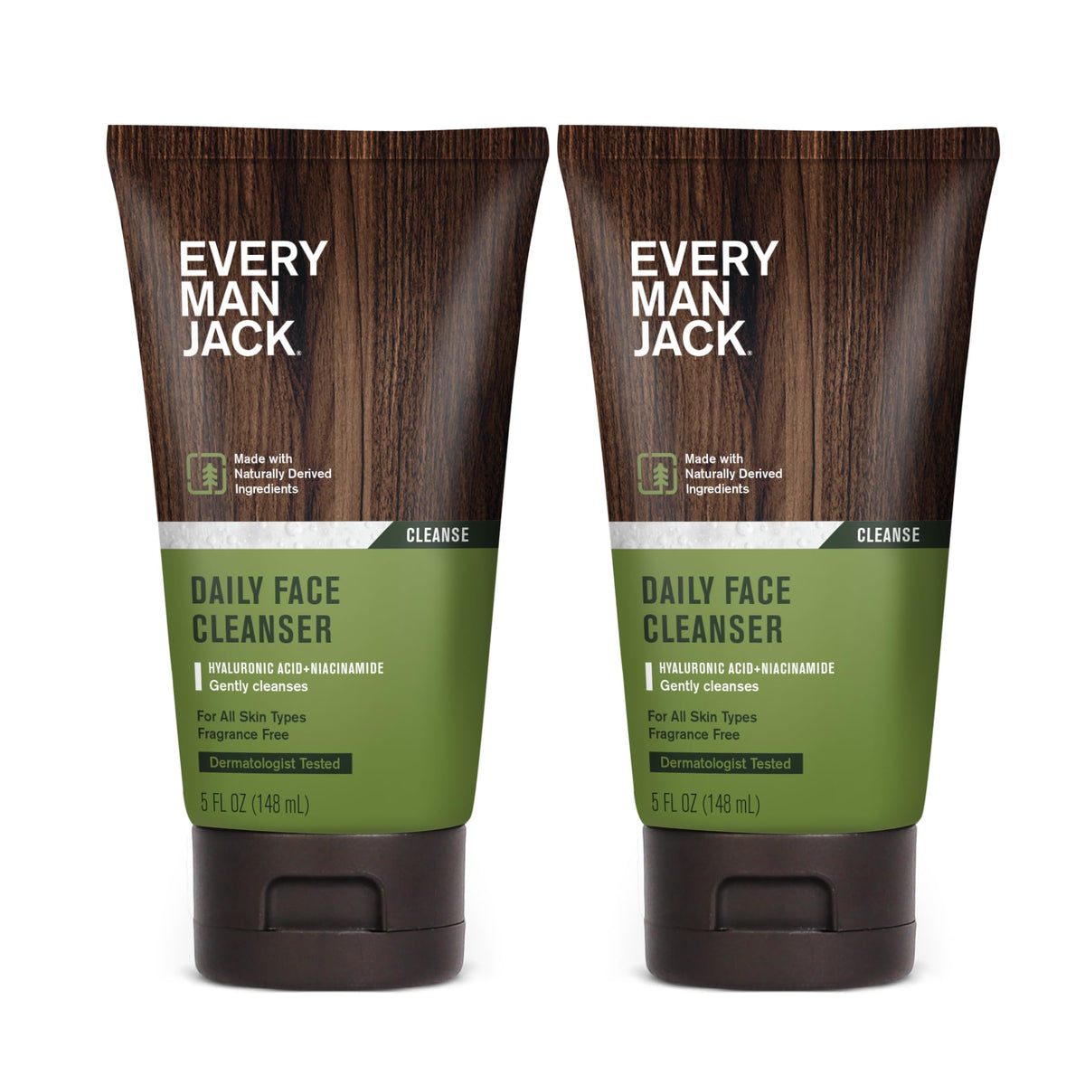 Every Man Jack limpiador de cara hidratante en botella para piel suave