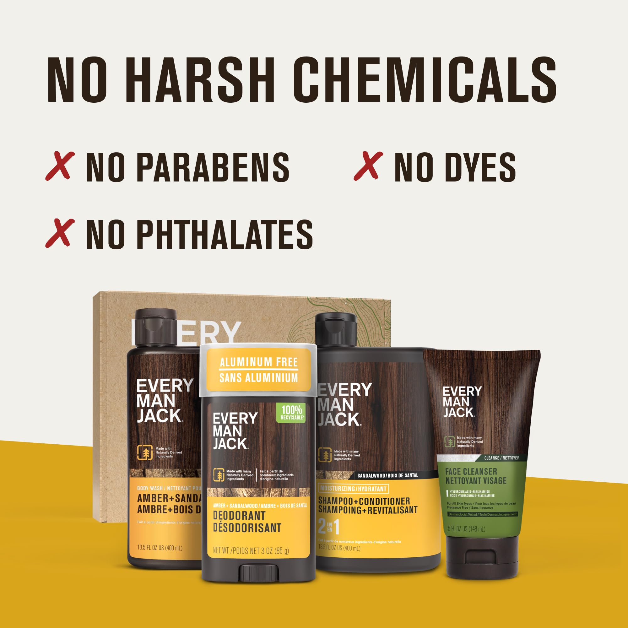 Every Man Jack limpiador facial energizante para piel limpia