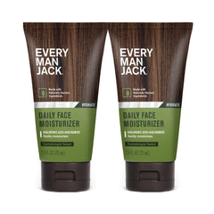 Every Man Jack loción facial diaria, botella de 75 ml, hidratación suave para piel masculina