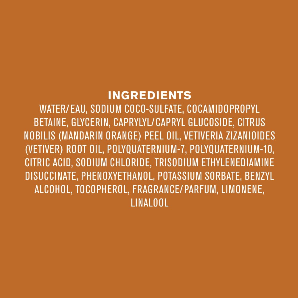 Every Man Jack label notes naturally derived ingredients for skin-friendly care.