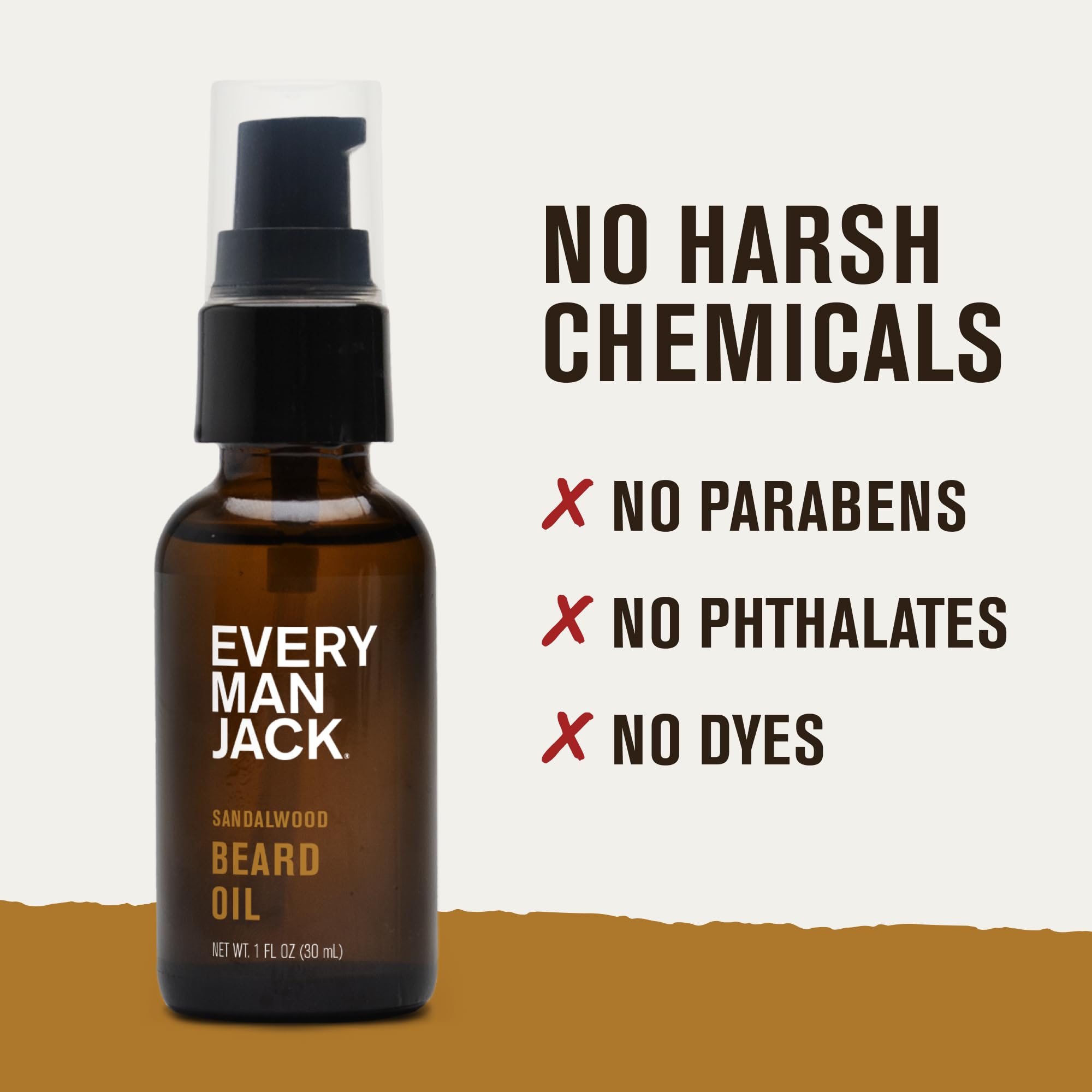 Suaviza la barba y cuida la piel debajo con Every Man Jack.