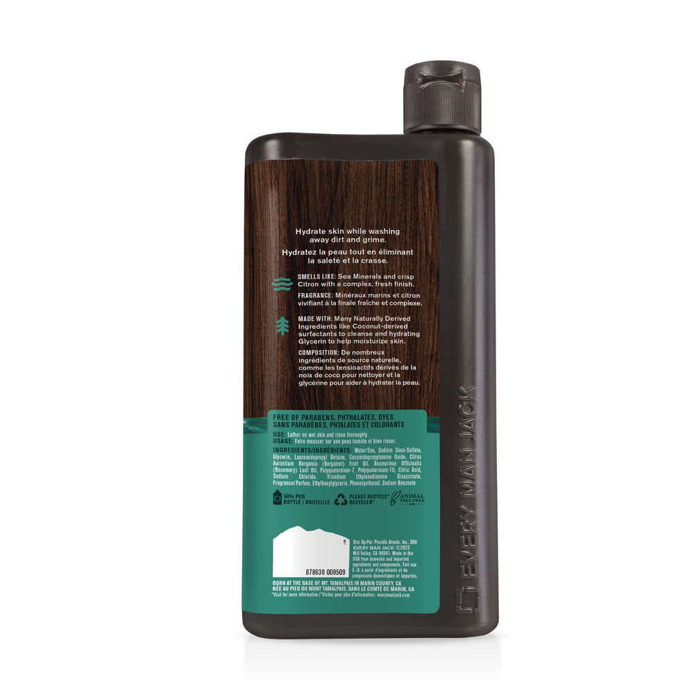 Every Man Jack – usage quotidien pour peau tout type, fraîcheur durable.