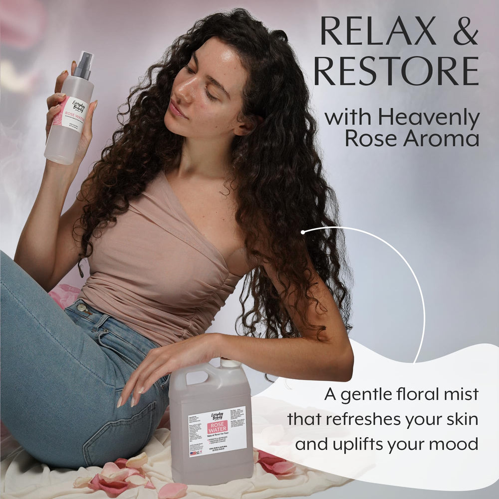 Parfum naturel de rose Everyday Beauty, sensation calmante et apaisante.