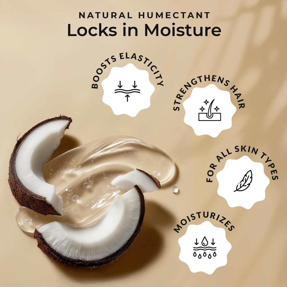 Everyday Beauty glycerin used on hair for moisture and softness.