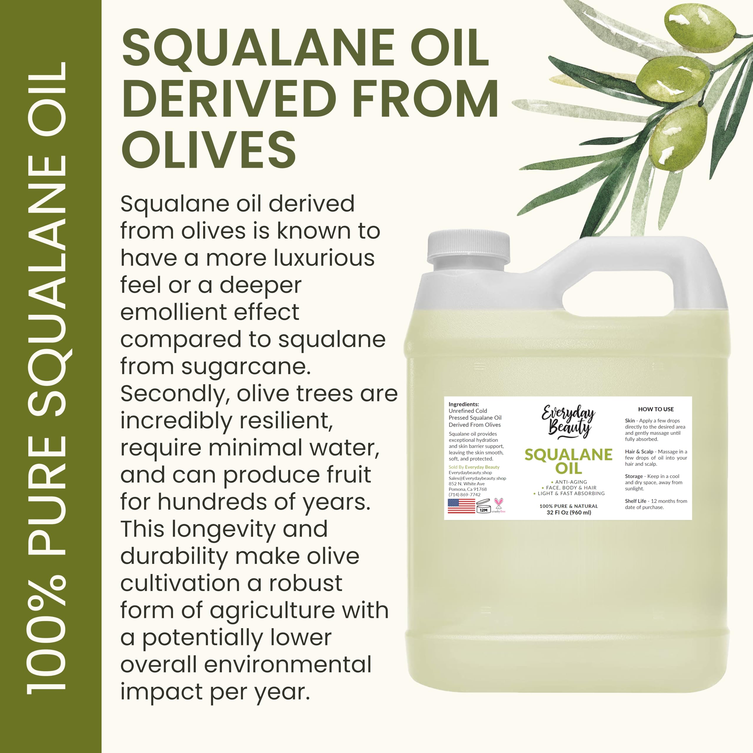 Everyday Beauty Squalane: rutina de belleza para piel y cuerpo.