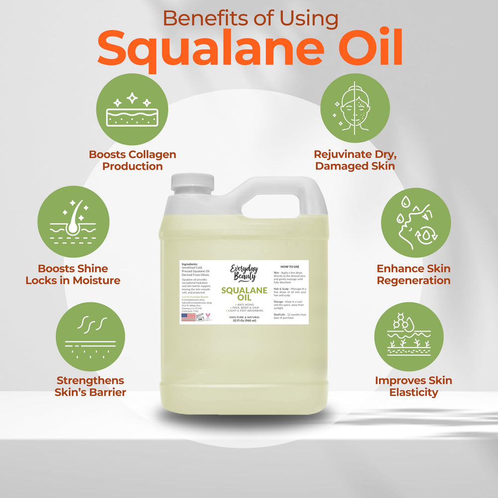 Everyday Beauty Squalane: textura ligera y absorción rápida para rostro.