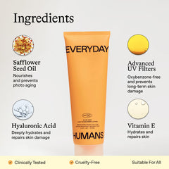 Protección sin residuo blanco con Oh My Bod SPF50.