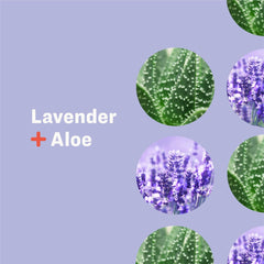 Ingredientes de Everyone: lavanda y aloe para calma e hidratación.