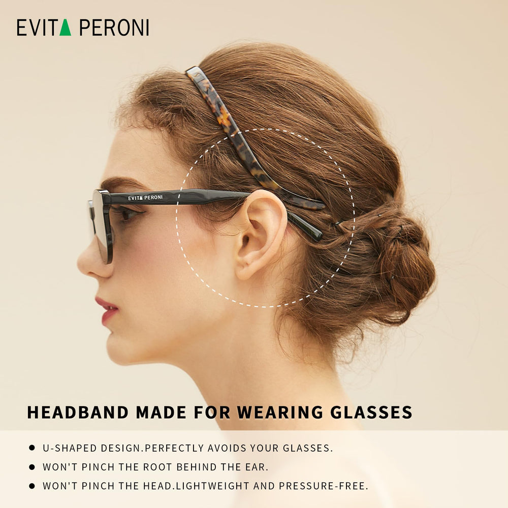 EVITA PERONI diadema en U, reduce la presión durante el uso diario