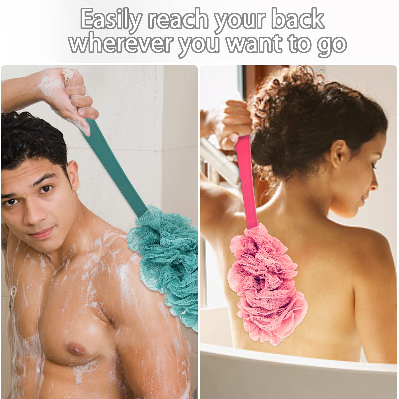 Evmliy lufa-nylon-suave ofrece espuma agradable para duchas diarias