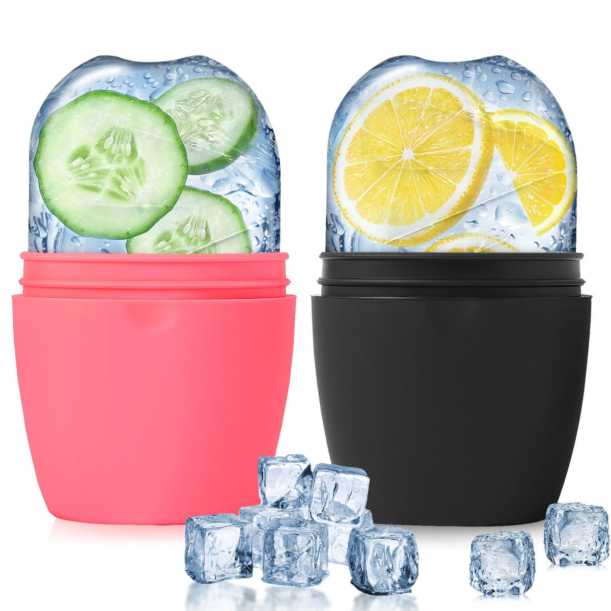 Rodillo de hielo Evmliy para rostro reduce inflamación y desinflama.