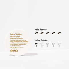 EVO Box O' Bollox: acabado mate extremo para estilos con textura.